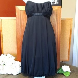 Black Strapless Dress